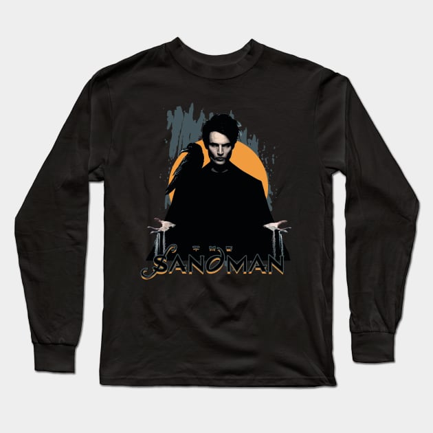 Raven and Sandman Long Sleeve T-Shirt by Dami BlackTint